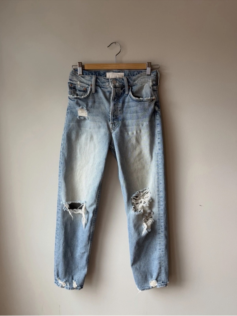 MOTHER superior tomcat confessions light wash jeans size 26